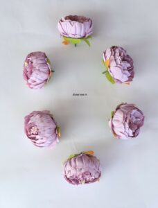 Artificial Peony Flowers Light Lavender Color (1)