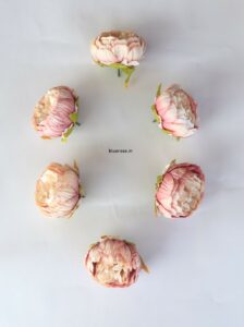 Artificial Peony Flowers Mellow Cream Color (1)