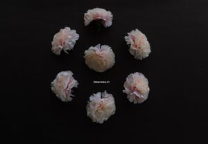 Artificial carnation flower bluerose light peach color (1)