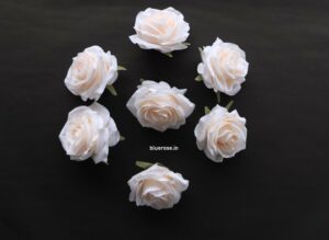 artificial roses light peach color (1)